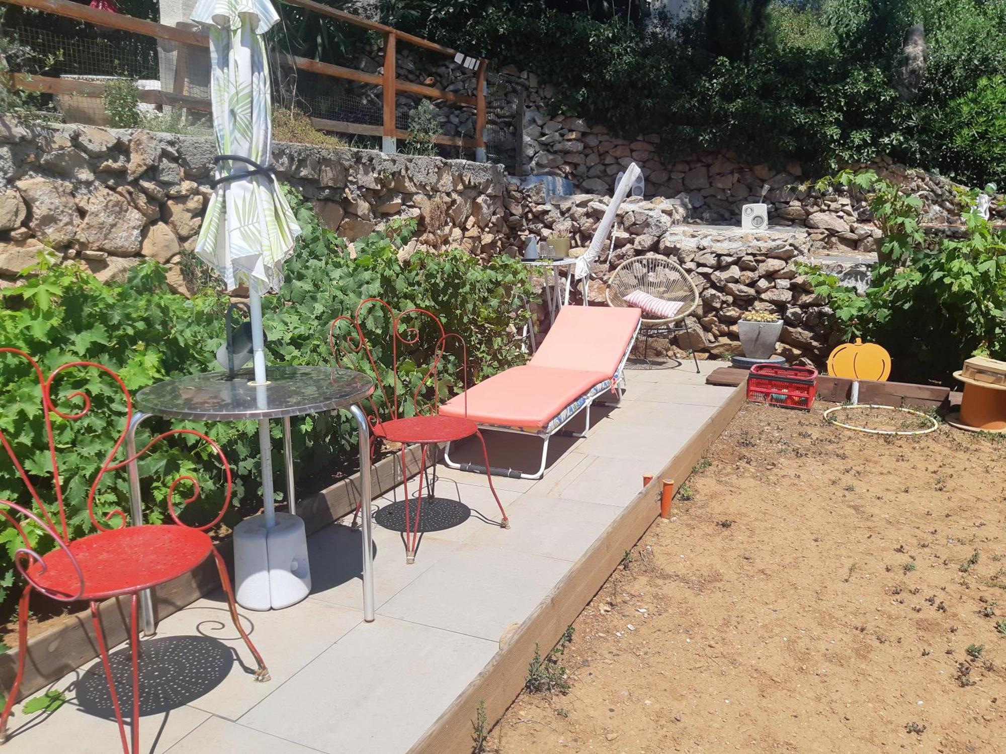 Haut De Villa Au Mont St Clair Vue Exceptionnelle Mer Et Foret Terrasses, Piscine, Petanque, Solarium Prives Σετ Εξωτερικό φωτογραφία